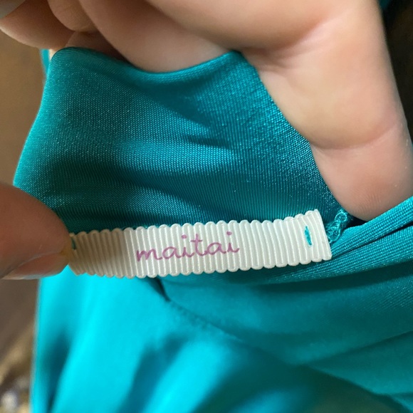 Infinity dress in greenish teal - Picture 7 of 7